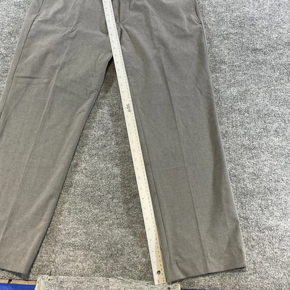 Lauren Ralph Lauren Black Label Dress Pants 36x30 Gray Flat Front Wool Blend Men